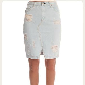 NWT Rag & Bone Denim Skirt